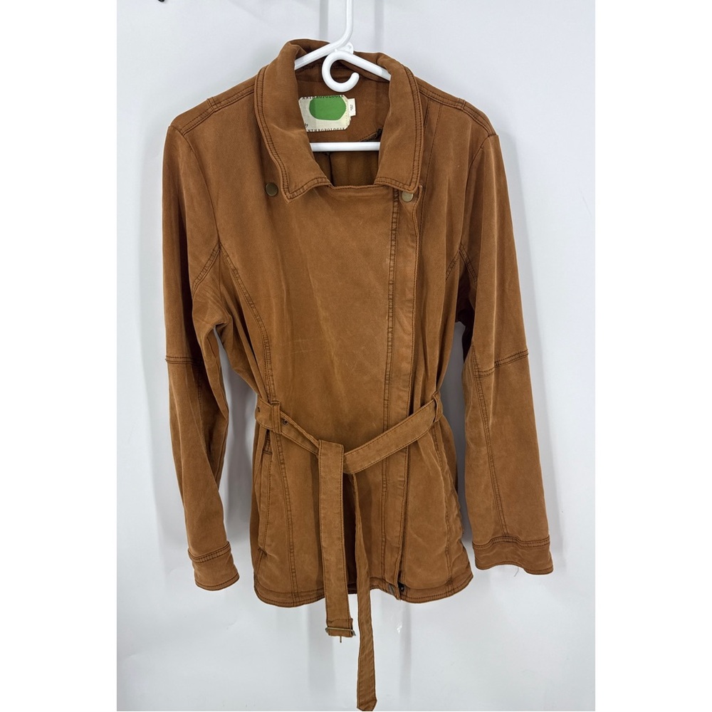 Anthropologie Everyday Belted Moto Jacket L